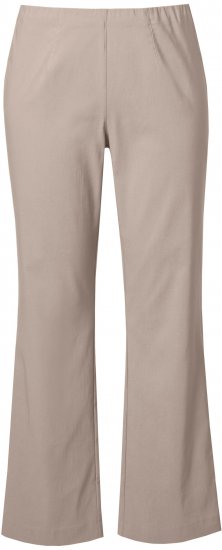 Ulla Popken Classic Stretch Bengaline Comfort Pants Beige - Jeans & Bukser i Store Størrelser – Plus Size - 
