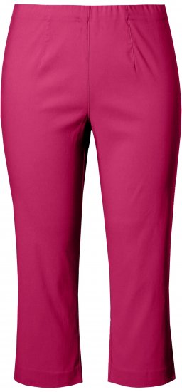 Ulla Popken Stretch Basic Bengaline Capri Pants Pale Lilac - Jeans & Bukser i Store Størrelser – Plus Size - Jeans og bukser, EU 42-70
