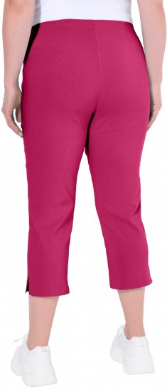 Ulla Popken Stretch Basic Bengaline Capri Pants Pale Lilac - Jeans & Bukser i Store Størrelser – Plus Size - Jeans og bukser, EU 42-70