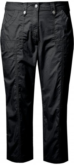 Ulla Popken Roll Tab Hem Stretch Cargo Pants Black - Jeans & Bukser i Store Størrelser – Plus Size - Jeans og bukser, EU 42-70