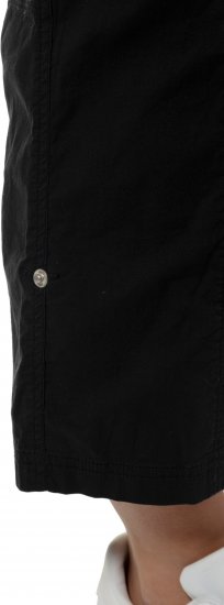 Ulla Popken Roll Tab Hem Stretch Cargo Pants Black - Jeans & Bukser i Store Størrelser – Plus Size - Jeans og bukser, EU 42-70