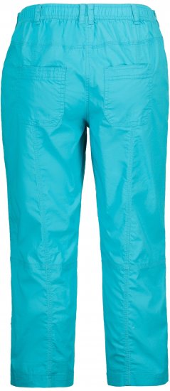 Ulla Popken Roll Tab Hem Stretch Cargo Pants Deep Aqua - Jeans & Bukser i Store Størrelser – Plus Size - Jeans og bukser, EU 42-70
