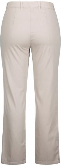 Ulla Popken Summer Pants Mony Beige - Jeans & Bukser i Store Størrelser – Plus Size - 