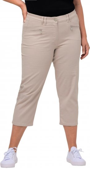 Ulla Popken Mony Stretch Capri Pants Orange - Jeans & Bukser i Store Størrelser – Plus Size - Jeans og bukser, EU 42-70