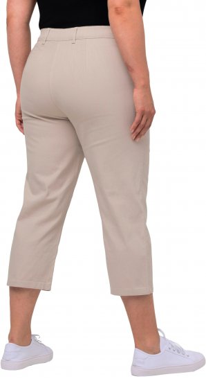 Ulla Popken Mony Stretch Capri Pants Orange - Jeans & Bukser i Store Størrelser – Plus Size - Jeans og bukser, EU 42-70