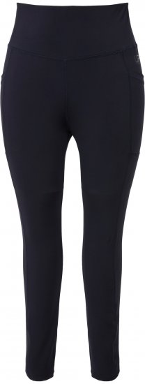 Ulla Popken High Waist Quick Dry Recycled Stretch Leggings Grey - Jeans & Bukser i Store Størrelser – Plus Size - 