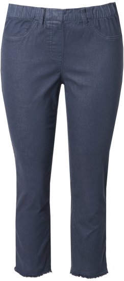 Ulla Popken Stretch Blend Bengaline Pants Navy - Jeans & Bukser i Store Størrelser – Plus Size - Jeans og bukser, EU 42-70