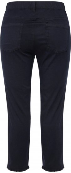 Ulla Popken Stretch Blend Bengaline Pants Navy - Jeans & Bukser i Store Størrelser – Plus Size - Jeans og bukser, EU 42-70