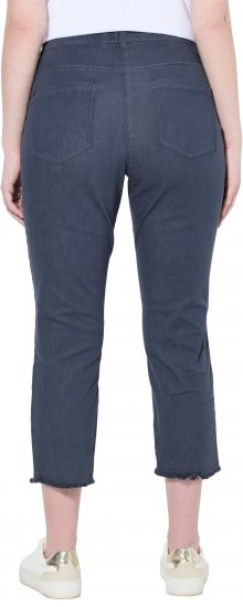 Ulla Popken Stretch Blend Bengaline Pants Navy - Jeans & Bukser i Store Størrelser – Plus Size - Jeans og bukser, EU 42-70