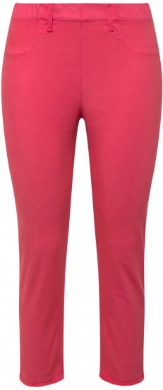 Ulla Popken Stretch Blend Bengaline Pants Light Pink - Jeans & Bukser i Store Størrelser – Plus Size - Jeans og bukser, EU 42-70