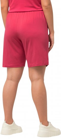 Ulla Popken Stretch Knit Bermuda Shorts Red - Jeans & Bukser i Store Størrelser – Plus Size - Jeans og bukser, EU 42-70