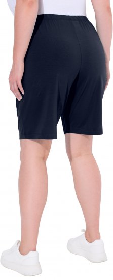Ulla Popken Stretch Knit Bermuda Shorts Blue - Jeans & Bukser i Store Størrelser – Plus Size - 