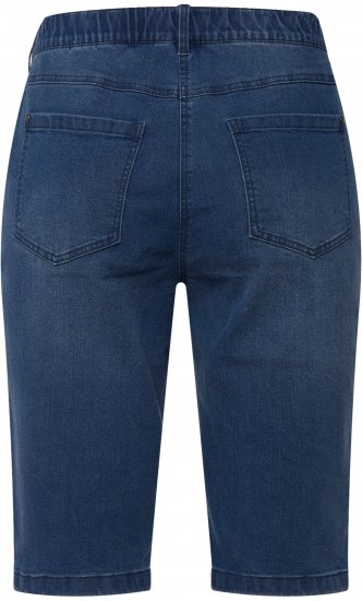 Ulla Popken Basic Denim Mandy Bermuda Shorts Light Blue Denim - Jeans & Bukser i Store Størrelser – Plus Size - 