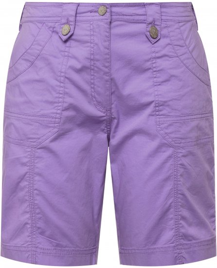 Ulla Popken Cargo Bermuda Shorts Pale Lilac - Jeans & Bukser i Store Størrelser – Plus Size - 