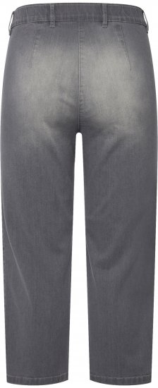 Ulla Popken Cropped Stretch Blend Mony Jeans Denim Blue - Jeans & Bukser i Store Størrelser – Plus Size - Jeans og bukser, EU 42-70