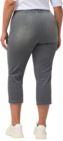 Ulla Popken Cropped Stretch Blend Mony Jeans Denim Blue - Jeans & Bukser i Store Størrelser – Plus Size - Jeans og bukser, EU 42-70
