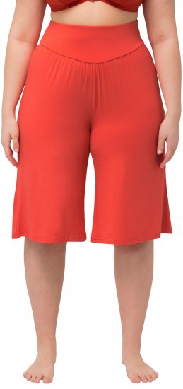 Ulla Popken Wide Leg Flared Bermuda Shorts - Jeans & Bukser i Store Størrelser – Plus Size - Jeans og bukser, EU 42-70