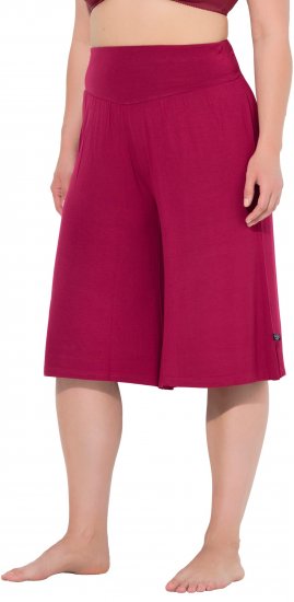 Ulla Popken Wide Leg Flared Bermuda Shorts - Jeans & Bukser i Store Størrelser – Plus Size - Jeans og bukser, EU 42-70
