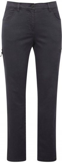 Ulla Popken Stretch Fit 6 Pocket Cargo Pants Black - Jeans & Bukser i Store Størrelser – Plus Size - 