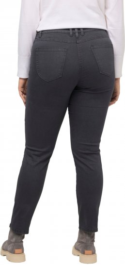 Ulla Popken Stretch Fit 6 Pocket Cargo Pants Black - Jeans & Bukser i Store Størrelser – Plus Size - 