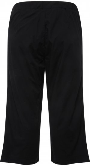 Ulla Popken Cropped Ruby Fit Pants Black - Jeans & Bukser i Store Størrelser – Plus Size - Jeans og bukser, EU 42-70