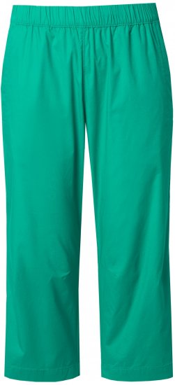 Ulla Popken Cropped Ruby Fit Pants Emerald Green - Jeans & Bukser i Store Størrelser – Plus Size - Jeans og bukser, EU 42-70