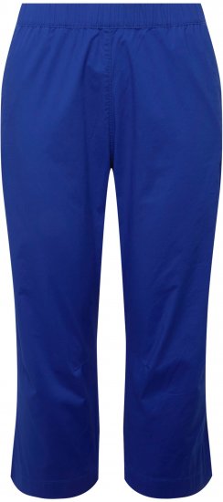 Ulla Popken Cropped Ruby Fit Pants Blue - Jeans & Bukser i Store Størrelser – Plus Size - 