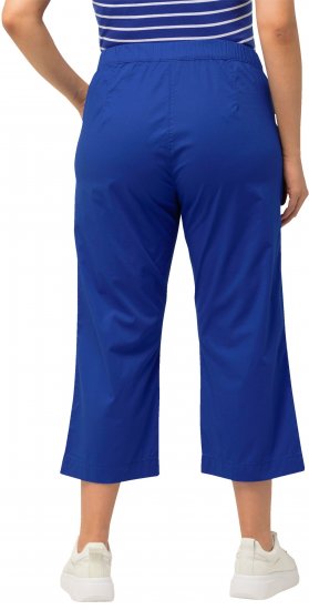 Ulla Popken Cropped Ruby Fit Pants Blue - Jeans & Bukser i Store Størrelser – Plus Size - 