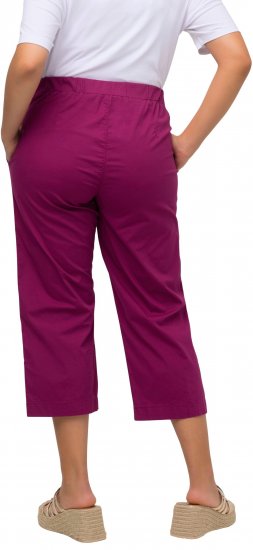Ulla Popken Cropped Ruby Fit Pants Magnolia Red - Jeans & Bukser i Store Størrelser – Plus Size - Jeans og bukser, EU 42-70