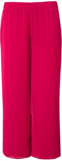 Ulla Popken Layered Chiffon Wide Leg Pants - Jeans & Bukser i Store Størrelser – Plus Size - Jeans og bukser, EU 42-70