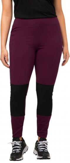 Ulla Popken High Waisted Hiking Leggings Purple - Jeans & Bukser i Store Størrelser – Plus Size - Jeans og bukser, EU 42-70