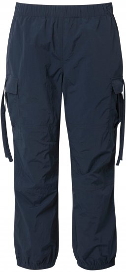 Ulla Popken Elastic Waist Cargo Pants Navy - Jeans & Bukser i Store Størrelser – Plus Size - Jeans og bukser, EU 42-70