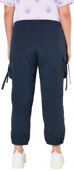 Ulla Popken Elastic Waist Cargo Pants Navy - Jeans & Bukser i Store Størrelser – Plus Size - Jeans og bukser, EU 42-70