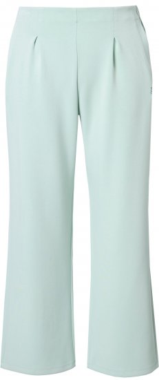 Ulla Popken Box Pleat Stretch Fit Yoga Pants Light Blue - Jeans & Bukser i Store Størrelser – Plus Size - Jeans og bukser, EU 42-70