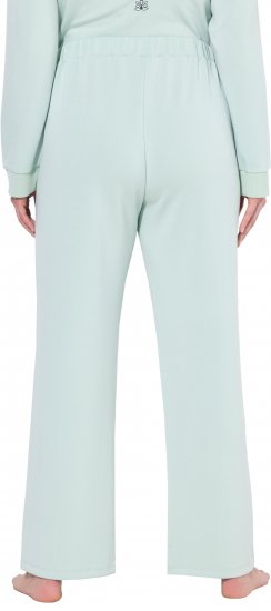 Ulla Popken Box Pleat Stretch Fit Yoga Pants Light Blue - Jeans & Bukser i Store Størrelser – Plus Size - Jeans og bukser, EU 42-70