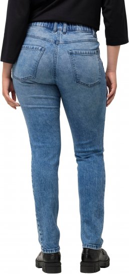 Ulla Popken Distressed Wash Jeans Blue - Jeans & Bukser i Store Størrelser – Plus Size - Jeans og bukser, EU 42-70
