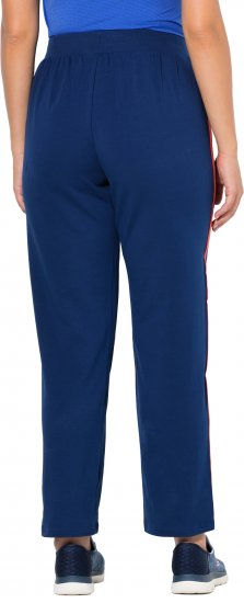 Ulla Popken Side Stripe Joggers Blue - Jeans & Bukser i Store Størrelser – Plus Size - 