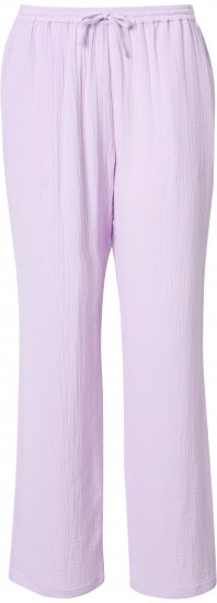 Ulla Popken Muslin Pull On Pants Purple - Jeans & Bukser i Store Størrelser – Plus Size - Jeans og bukser, EU 42-70