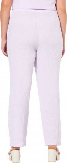 Ulla Popken Muslin Pull On Pants Purple - Jeans & Bukser i Store Størrelser – Plus Size - Jeans og bukser, EU 42-70