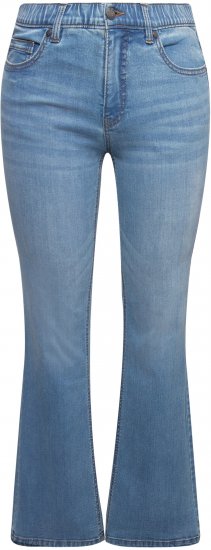 Ulla Popken Bootcut Marie Jeans Light Blue Denim - Jeans & Bukser i Store Størrelser – Plus Size - Jeans og bukser, EU 42-70