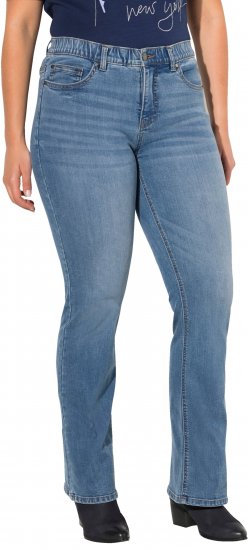 Ulla Popken Bootcut Marie Jeans Light Blue Denim - Jeans & Bukser i Store Størrelser – Plus Size - Jeans og bukser, EU 42-70