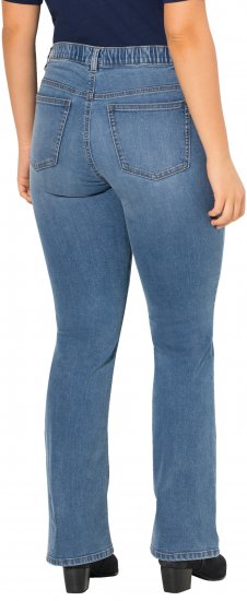 Ulla Popken Bootcut Marie Jeans Light Blue Denim - Jeans & Bukser i Store Størrelser – Plus Size - Jeans og bukser, EU 42-70