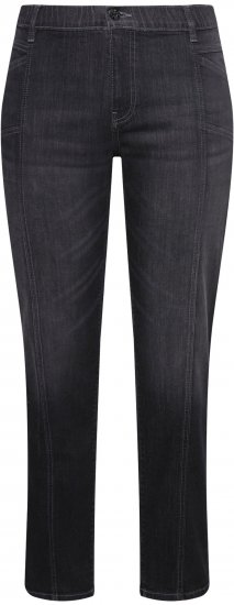 Ulla Popken Decorative Seam Boyfriend Jeans Dark Teal - Jeans & Bukser i Store Størrelser – Plus Size - Jeans og bukser, EU 42-70