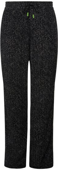 Ulla Popken Speckled Crepe Pull On Pants Black - Jeans & Bukser i Store Størrelser – Plus Size - Jeans og bukser, EU 42-70
