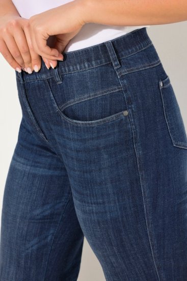 Ulla Popken Bootcut Stretch Fit Jeans Blue - Ulla Popken - Ulla Popken Plus-Size Klær