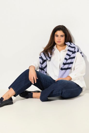 Ulla Popken Bootcut Stretch Fit Jeans Blue - Ulla Popken - Ulla Popken Plus-Size Klær