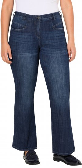Ulla Popken Bootcut Stretch Fit Jeans Blue - Jeans & Bukser i Store Størrelser – Plus Size - 