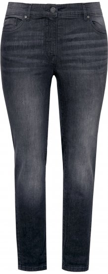 Ulla Popken Rhinestone Detail Stretch Fit Jeans Black - Jeans & Bukser i Store Størrelser – Plus Size - Jeans og bukser, EU 42-70