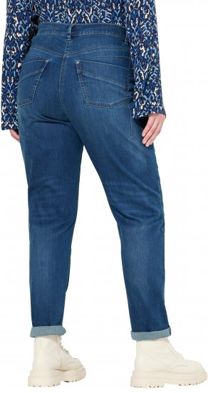 Ulla Popken Rivet Detail Mom Jeans Blue - Jeans & Bukser i Store Størrelser – Plus Size - Jeans og bukser, EU 42-70