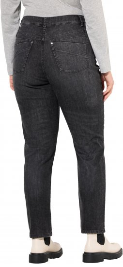 Ulla Popken Rivet Detail Mom Jeans Denim Blue - Jeans & Bukser i Store Størrelser – Plus Size - 